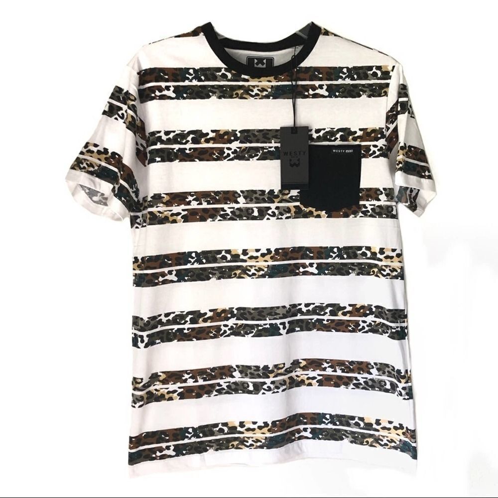 ‎Westy camp stripe pocket tee